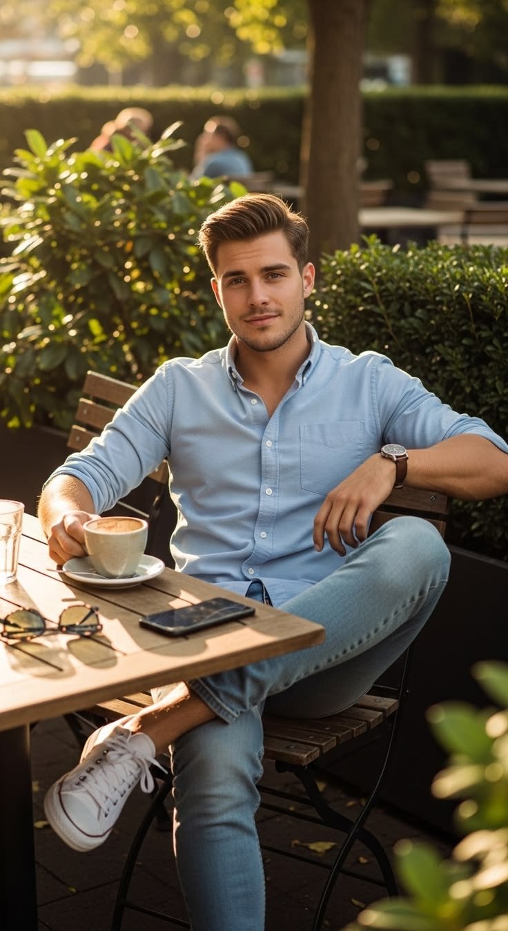 Ensaio casual masculino - 009